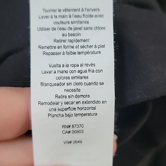 Alo Yoga Bandage Tribe Long Sleeve Top M Black - Picture 11 of 13